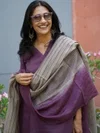 Purple Colour Rayon Printed Kurti With Pant Dupatta Aaradhna 2067